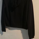 H&M Black Crewneck Sweater with White Print Photo 2