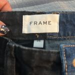 frame denim FRAME BLUE LE JANE TWO TONE HIGH RISE STRAIGHT LEG JEANS SIZE 26 EUC #3179 Photo 5