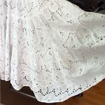 Like New Merlette Brandt Eyelet Tiered
Swing Blouse White Medium Retail $500.00 Photo 12
