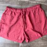 Old Navy High-Rise Utility Shorts – Coral Red, Size M Photo 0
