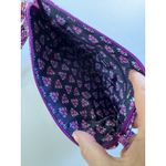 Vera Bradley Dream Tapestry Bag Crossbody Hipster Purple Zip Adjustable Strap Photo 7