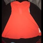 Illa Illa  Orange Strapless Dress Size Medium Photo 4