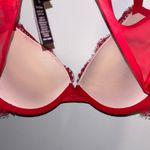 Victoria's Secret  Very Sexy Lined Eyelet Lace Rhinestone Strap Pushup Bra Photo 4