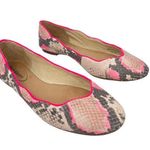 Juicy Couture  shoes size 6 leather snakeskin print ballet flats shoes slip on Photo 0