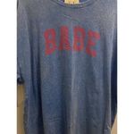 Fantastic Fawn  Women's S Babe Graphic Tee Shirt Light Blue Oversized Comfy New Photo 3