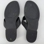 Vionic  Agave Comfort Toe‎ Post Sandal Flip Flop Black Leather Women 11 Comfort Photo 7