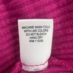 Zenana Ribbed Scoop Neck Henley Pink Tank Top Women's Small Activewear Stretch Photo 8