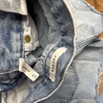 PacSun  High waisted‎ blue denim shorts button fly 90s Girlfriend Photo 3