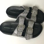 Madden Girl  Glitter Buckle Rhinestone Slide Sandal Sz 6 Photo 5