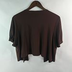 Perceptions  16P Chocolate Bolero Top Petite Photo 4