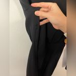 ZARA Fitted Shirt Dress Black with black and gold buttons Size XS Photo 14