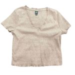 Wild Fable Cropped V-Neck, Size L Photo 0