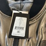 DKNY NWT  Metallic Silver Bomber Jacket All Season Y2K  Shiny Photo 4