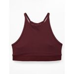 Athleta New M Transcend High Neck Bra Garnet Medium Cup A-C Photo 2