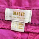 Anthropologie NWT Maeve 6 high rise bright pink shorts Photo 2