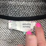 Anthropologie Saturday Sunday Black/Cream Marled Knit Blazer Photo 2