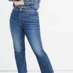 Madewell kick out crop jeans high waisted straight leg bootcut cropped denim 24 Photo 0