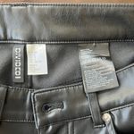 Divided H & M High Rise Soft Faux Leather Pants Black Size 6 Photo 2
