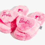 Barbie Limited Edition Fluffy Slippers NWT Size Small 5/6 Pink Photo 0