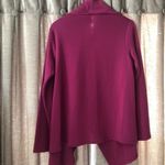 Bobeau  Purple Single Button Draped Jacket Photo 7