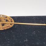 Vintage Coat Pins Lot of 3 Angel Cherub Cupid and FloralGold Tone Rhinestones Photo 5