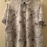 Lululemon Full Day Ahead Short Sleeve Shirt Size 8 Aquila Rhino Grey Multi Photo 0