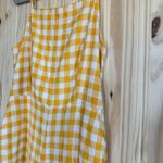 Old Navy Yellow & White Gingham Jumpsuit size Medium Photo 7