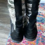 Toms  Nepal Black Suede Textile Womens Boots Photo 3