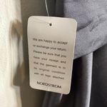 Pisarro Nights Beaded Bodice Satin Maxi Gown Women's 14 Gray Formal Wedding NWT Photo 10