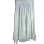 Mac Duggal  Rosette One Shoulder Tea Length Dress White Size 12 Photo 9