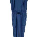 Athleta Unbound Blue Cargo pants joggers Jumpsuit size XXS Photo 0