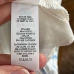 Aerie  Love Of Linen Blend Mini Dress White And Blue Stripe Size M. NEW Photo 11