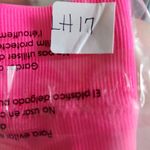 Womens Ribbed Crop Top Size L Neon Pink Scoop Neck Ribbed Knit Athletic Casual Size L Photo 5