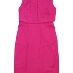 J.Crew NWT Sleeveless Going-places in Soft Fuchsia Bi-stretch Cotton Dress 6 Photo 1