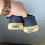Superga | Size 7 Black and Tan Sneakers Classic Canvas Style Photo 5