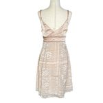 Guess Junior Y2K Silk Champagne Satin And Floral Dress Photo 9