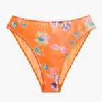 NWT Savage X Fenty Night Blooms High Leg Bikini Floral Orange Size XS Photo 4