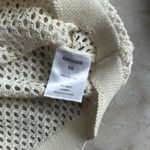 Revolve One Grey Day crocheted mesh short sleeve sweater White Size XS Photo 6