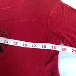 Free People Slouchy Varsity Palm Tee XS Photo 4