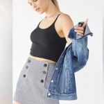 Urban Outfitters  | UO Sailorette Grey Striped Mini Skirt Size S Small NWT Photo 1
