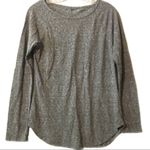 Athleta  Shanti long sleeve heather‎ gray top small #243064 Photo 1