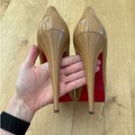 Christian Louboutin  Stiletto Pumps Patent Size 40.5 Camel Brown Photo 5
