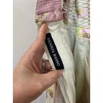 Dennis Basso  Metallic Floral Plunge Gown Maxi Dress Formal Runway Evening Sz S Photo 5