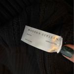 Modern Citizen NWOT Black Chunky Knit Long Sleeve Cable Knit Fitted Sweater Sm Photo 5