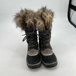 Sorel Joan of Arctic Fur Trim winter boots Shale faux fur cuff waterproof sz 8.5 Photo 2