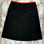 Speechless  Womens Size 9 Red Flower Embroidered Black Skirt Picnicore Craftcore Photo 2