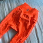 Free People MOVEMENT NEON ORANGE FULL LENGTH WORKOUT LEGGINGS Size XS Photo 4