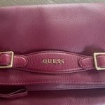 Guess Ladies Handbag Satchel Tote Bag Wine Modern Simplicity Photo 2