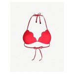 Seafolly New. red petal edge bikini set. USA 10. Retails $179 Photo 4