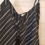 Skylar + Madison {S} Navy Stripe Tassel Mini Dress Photo 3